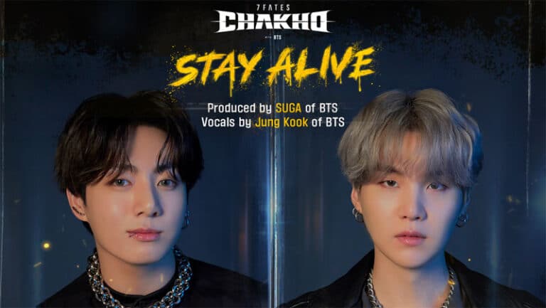BTS members dropping webcomic soundtrack
