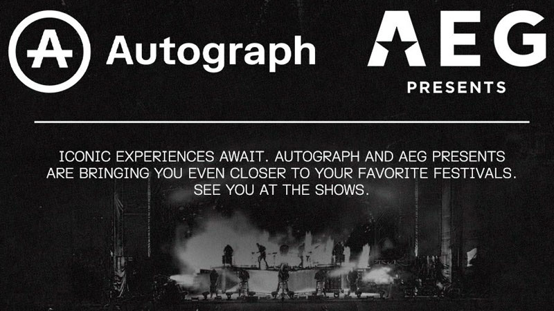 AEG Presents partners with Autograph for live event NFTs