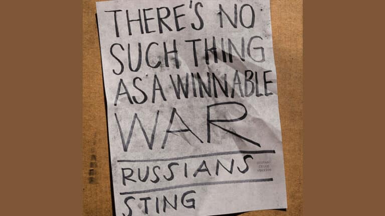 Sting releases ‘Russians’ guitar-cello version