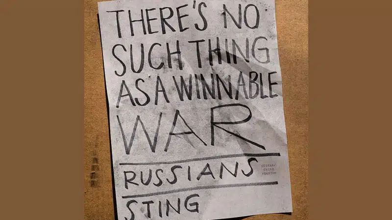 Sting releases ‘Russians’ guitar-cello version
