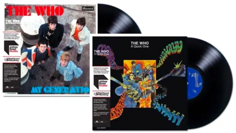 The Who announces half speed mastered vinyl album series