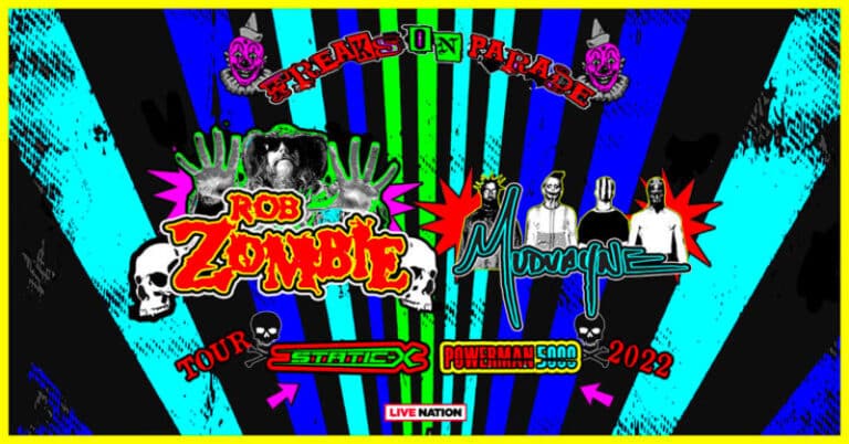 Rob Zombie & Mudvayne announce 2022 summer tour