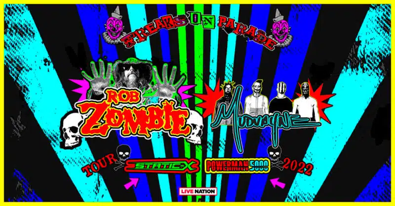 Rob Zombie & Mudvayne announce 2022 summer tour