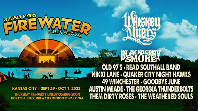 Whiskey Myers reveals 2022 Firewater Festival lineup