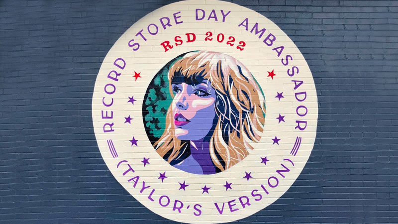 Grimeys Nashville honors Taylor Swift with RSD Ambassador mural