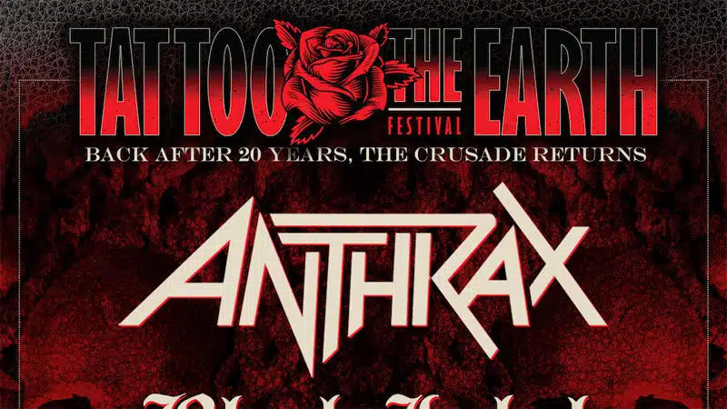Anthrax, Black Label Society headlining Tattoo the Earth 2022