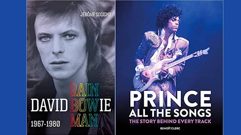 David Bowie, Prince career exploration books detailed