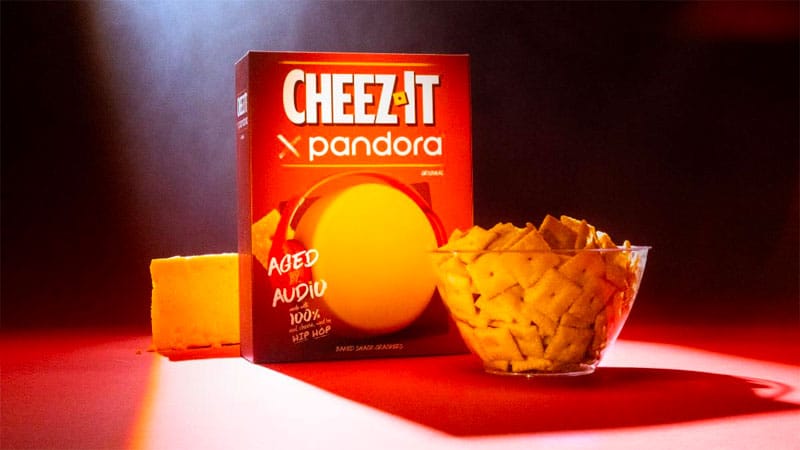 Cheez-It teams with Pandora for first-ever sonically-aged snack using hip hop