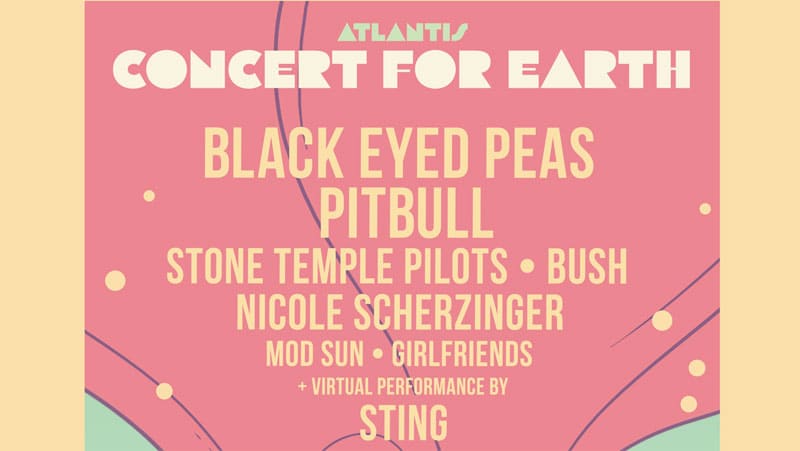 Sting, Black Eyed Peas lead all-star concert from inside volcano crater