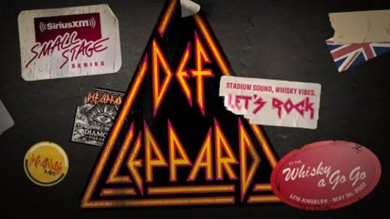 Def Leppard performing intimate SiriusXM concert