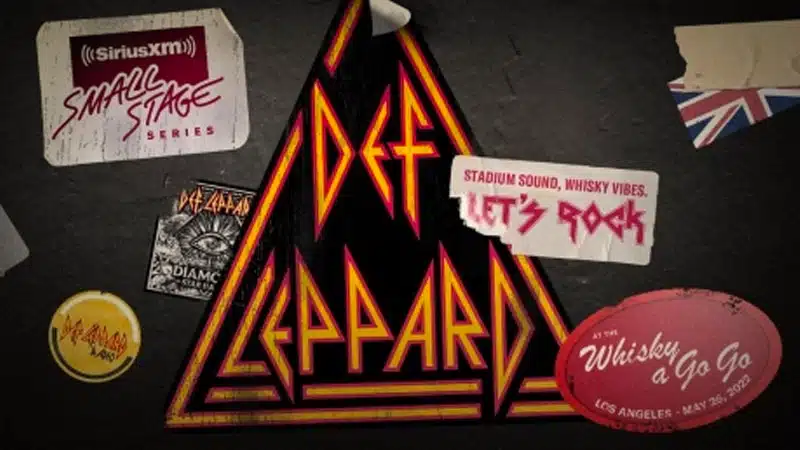 Def Leppard performing intimate SiriusXM concert