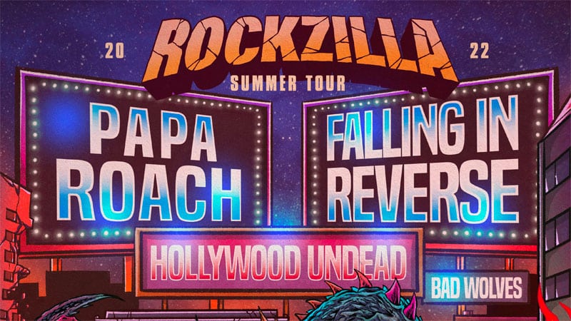 Papa Roach, Falling in Reverse announce co-headlining Rockzilla Tour