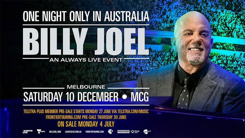 Billy Joel announces single Australian concert