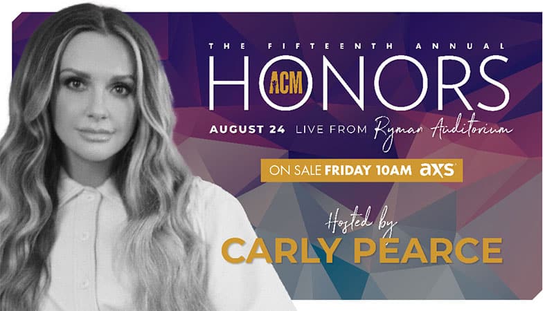 Carly Pearce hosting 5th Annual Academy of Country Music Honors