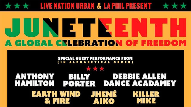Live Nation Urban announces Juneteenth celebration concert