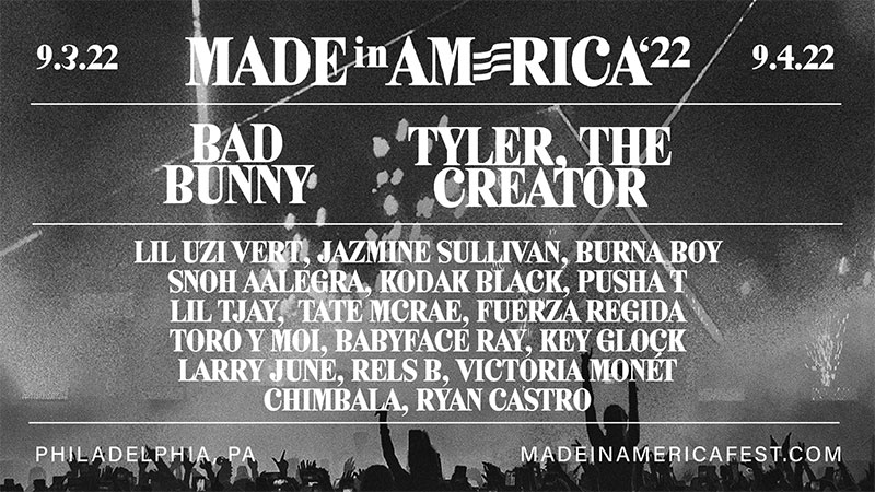 Bad Bunny, Tyler the Creator headlining Made in America 2022