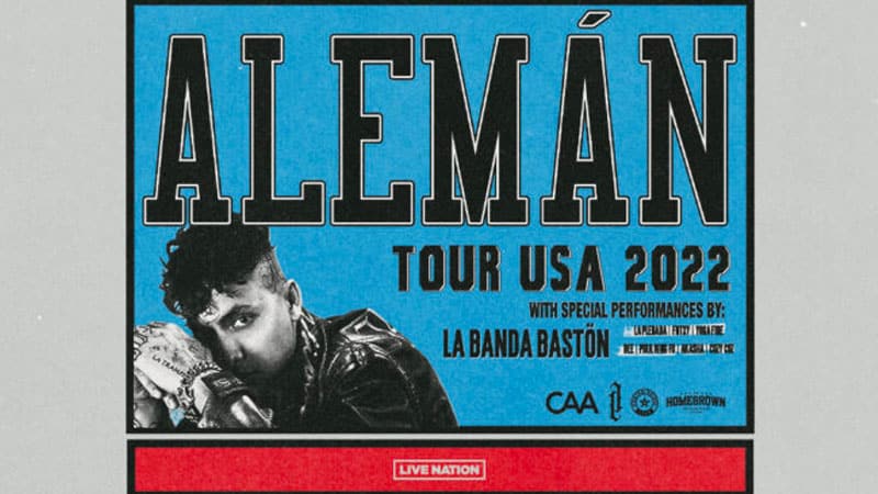 Alemán announces 2022 US tour