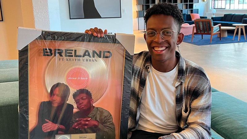 Breland, Keith Urban score gold record with ‘Throw It Back’
