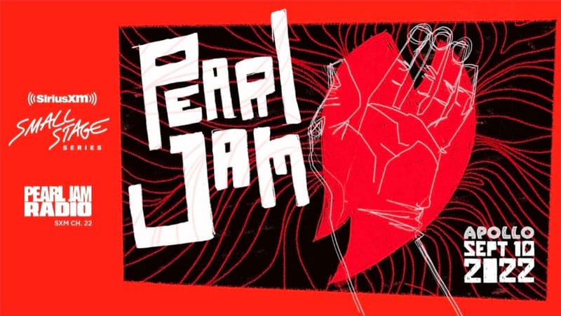 SiriusXM announces Pearl Jam Apollo Theater show