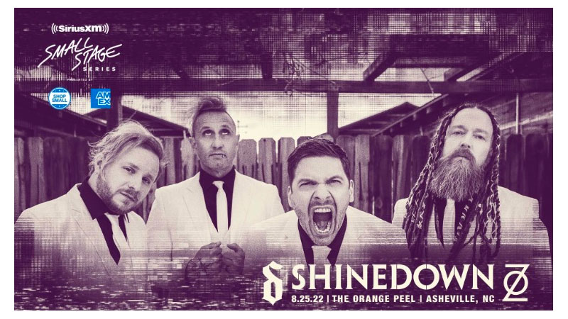SiriusXM announces Shinedown Small Stage Series show