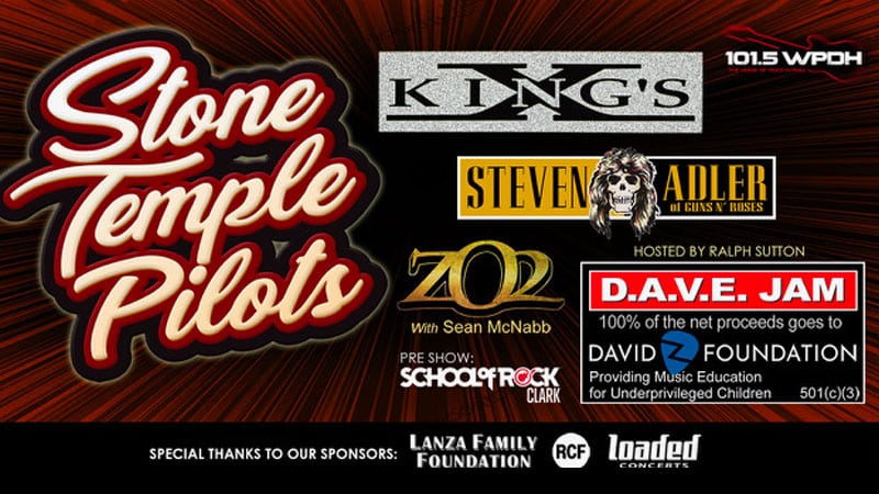 Stone Temple Pilots, Steven Adler among inaugural DAVE Jam performers