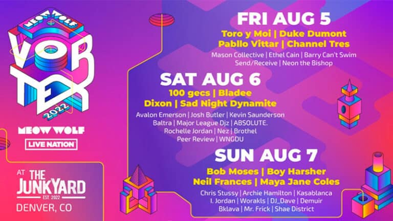 Meow Wolf, Live Nation announce Vortex 2022 details
