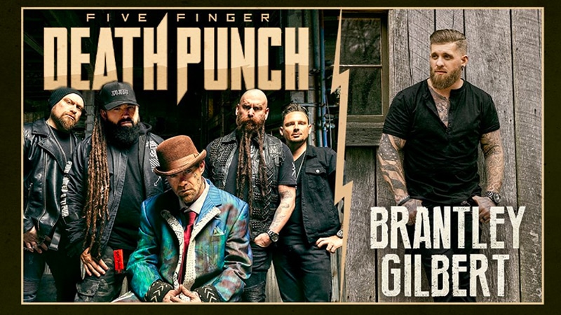 Five Finger Death Punch, Brantley Gilbert announce fall 2022 joint tour