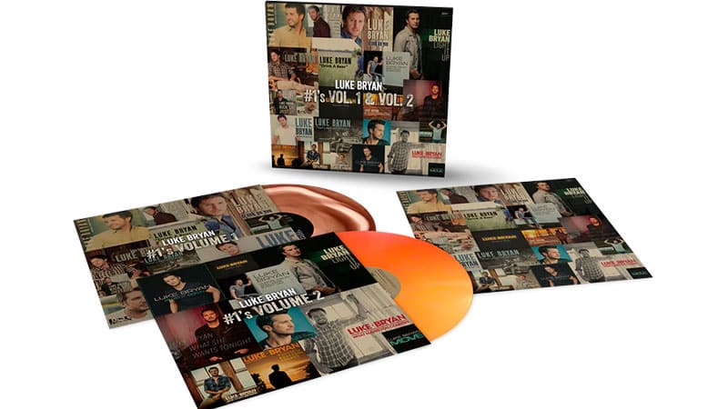 Luke Bryan announces #1s double CD collection, vinyl box set