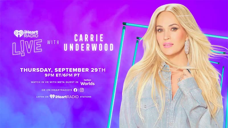 iHeartMedia announces Carrie Underwood VR concert