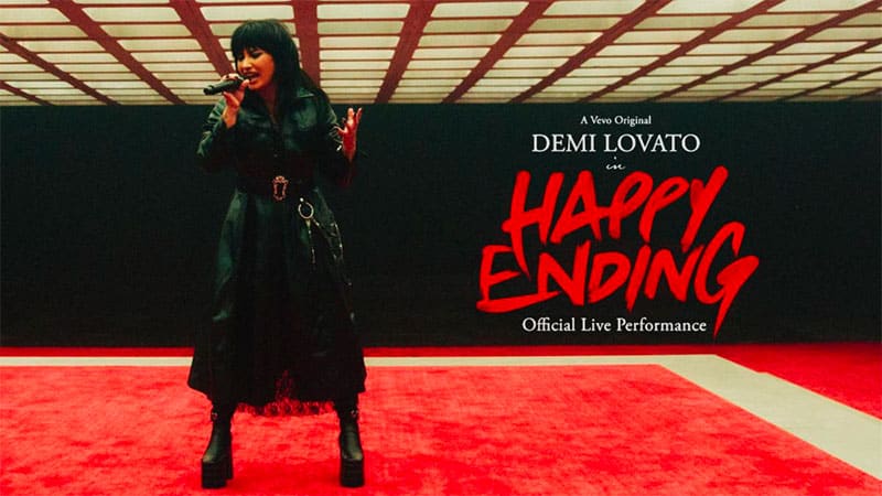 Demi Lovato releases ‘Happy Ending’ Vevo Official Live Performance