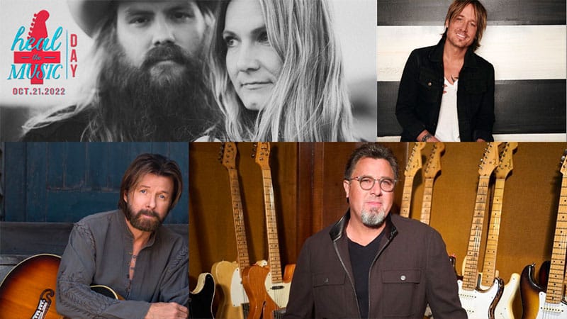 Chris Stapleton, Keith Urban, Ronnie Dunn, Vince Gill commit to Heal the Music Day