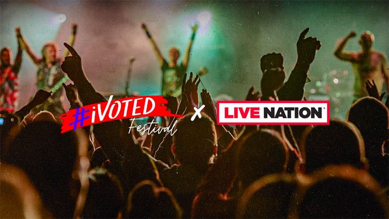 Live Nation donates concert tickets for non-partisan voting