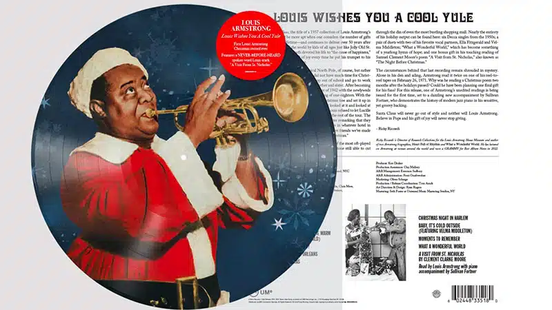 UMG announces first-ever official Louis Armstrong Christmas album UMG announces first-ever official Louis Armstrong Christmas album