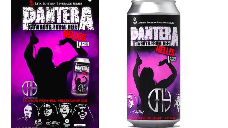 KnuckleBonz announces Pantera Cowboys From Hell Helles Lager