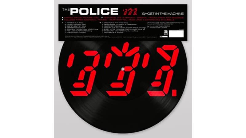 The Police announce limited edition ‘Ghost in the Machine’ picture disc