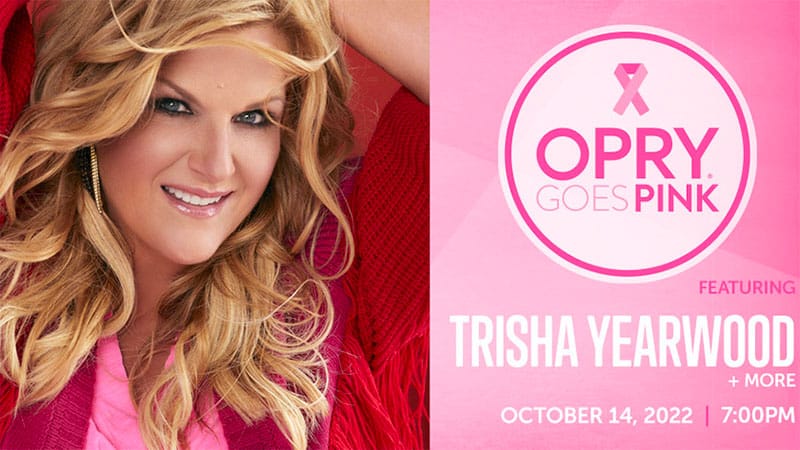 Trisha Yearwood to ‘Flip the Switch’ for Breast Cancer Awareness Month at Opry
