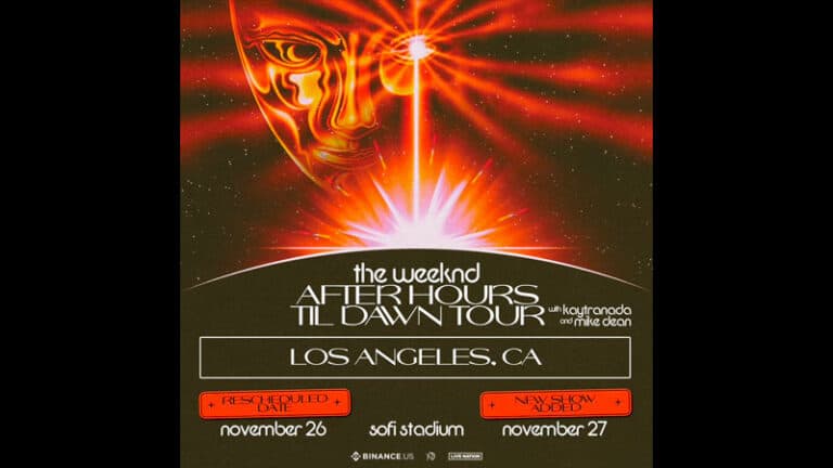 The Weeknd announces rescheduled Los Angeles concert, adds second date