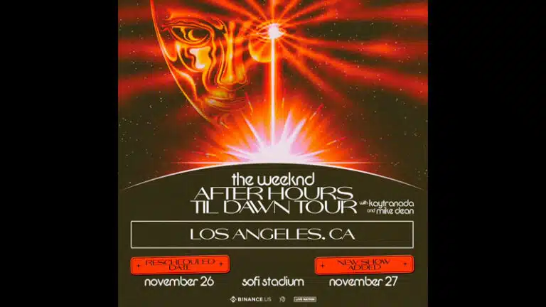 The Weeknd announces rescheduled Los Angeles concert, adds second date