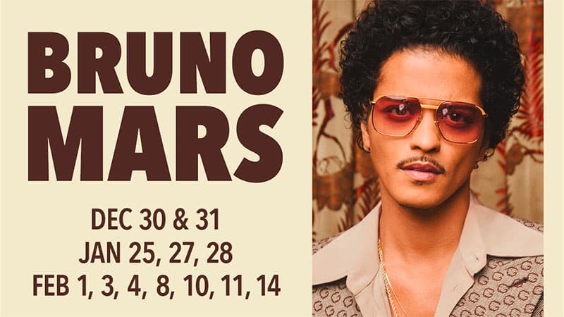 Bruno Mars announces 2023 Park MGM Vegas residency dates