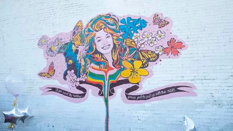 Dolly Parton honored with mural on Nashville’s Lower Broad