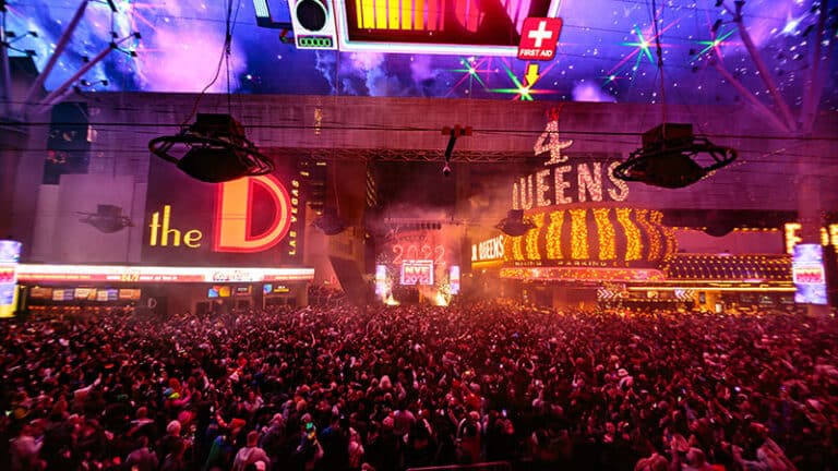Fremont St. Experience NYE Time of Your Life Festival