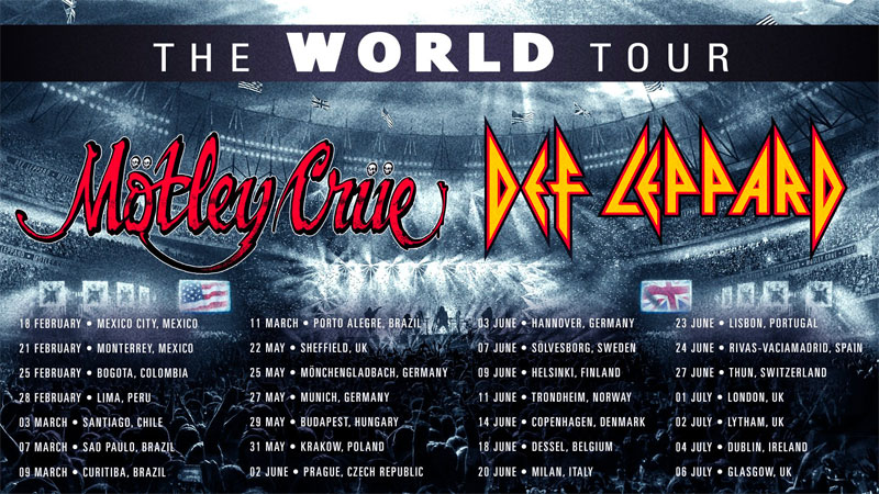 Motley Crue & Def Leppard The World Tour