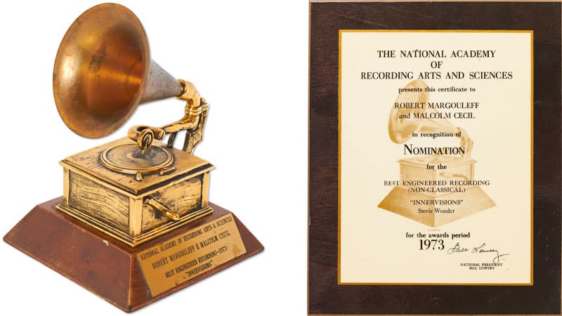 Stevie Wonder Grammy sells for $16k at auction