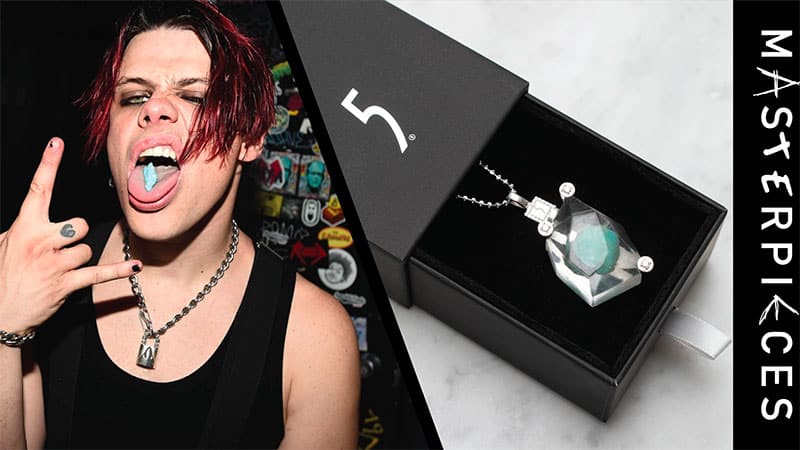 Chewed gum by Yungblud made into luxury jewelry