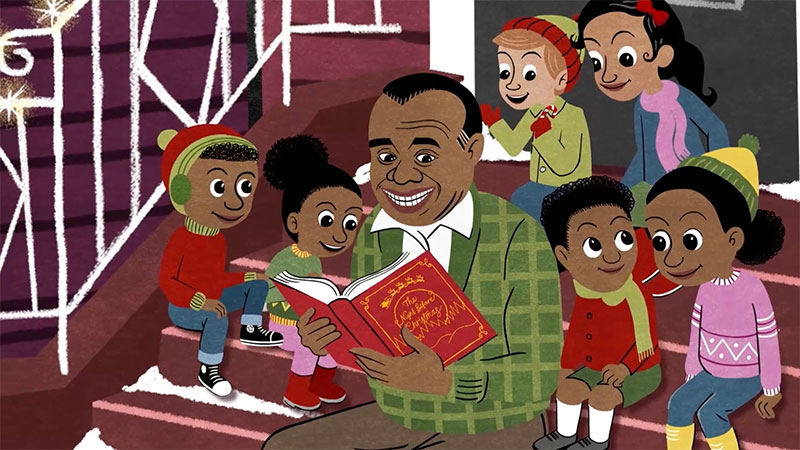 Louis Armstrong’s ‘A Visit From St Nicholas’ gets animated video
