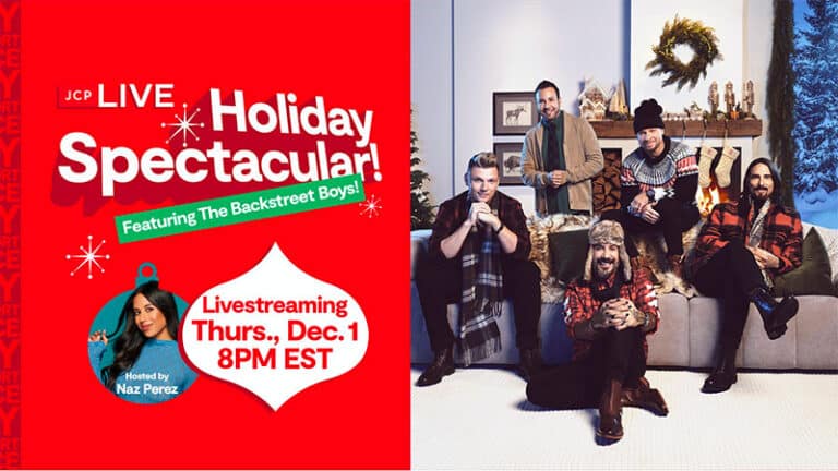 Backstreet Boys celebrate holidays with JCPenney