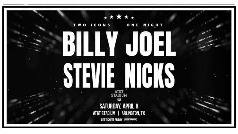Billy Joel, Stevie Nicks announce joint concert