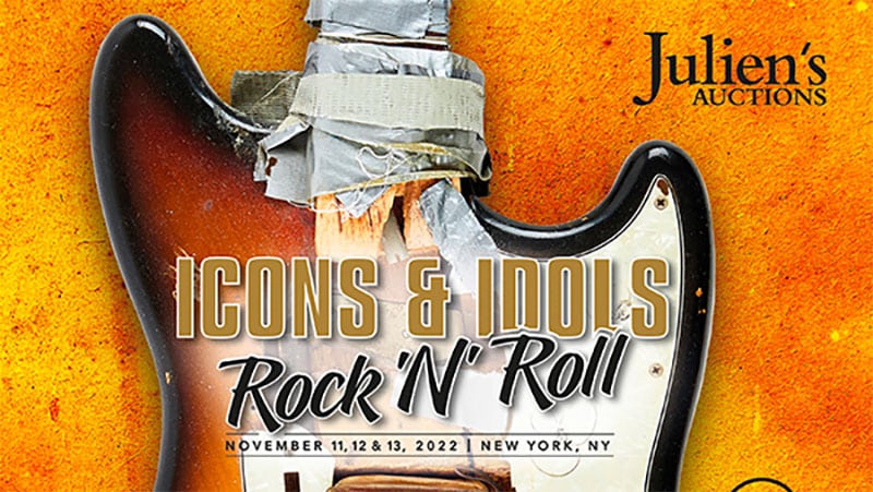 Julien’s Auctions announces Nov 2022 rock auction