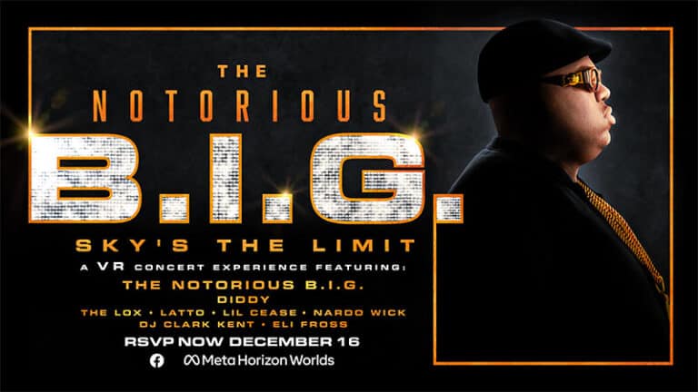 Meta announces exclusive Notorious BIG VR concert