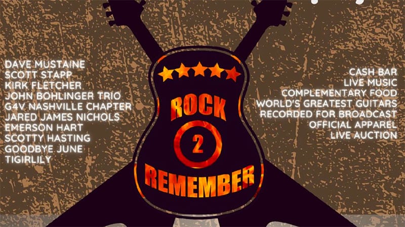 Gibson, Guitars for Vets announce 2022 ‘Rock to Remember’ livestream